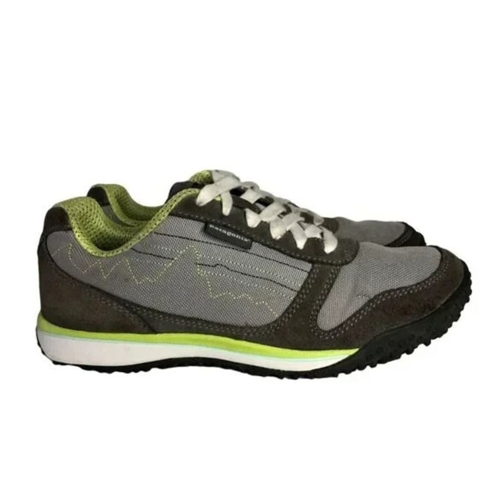 Patagonia Llama Turmeric Gray Lime Green Sneakers Womens 5 Performance Shoes